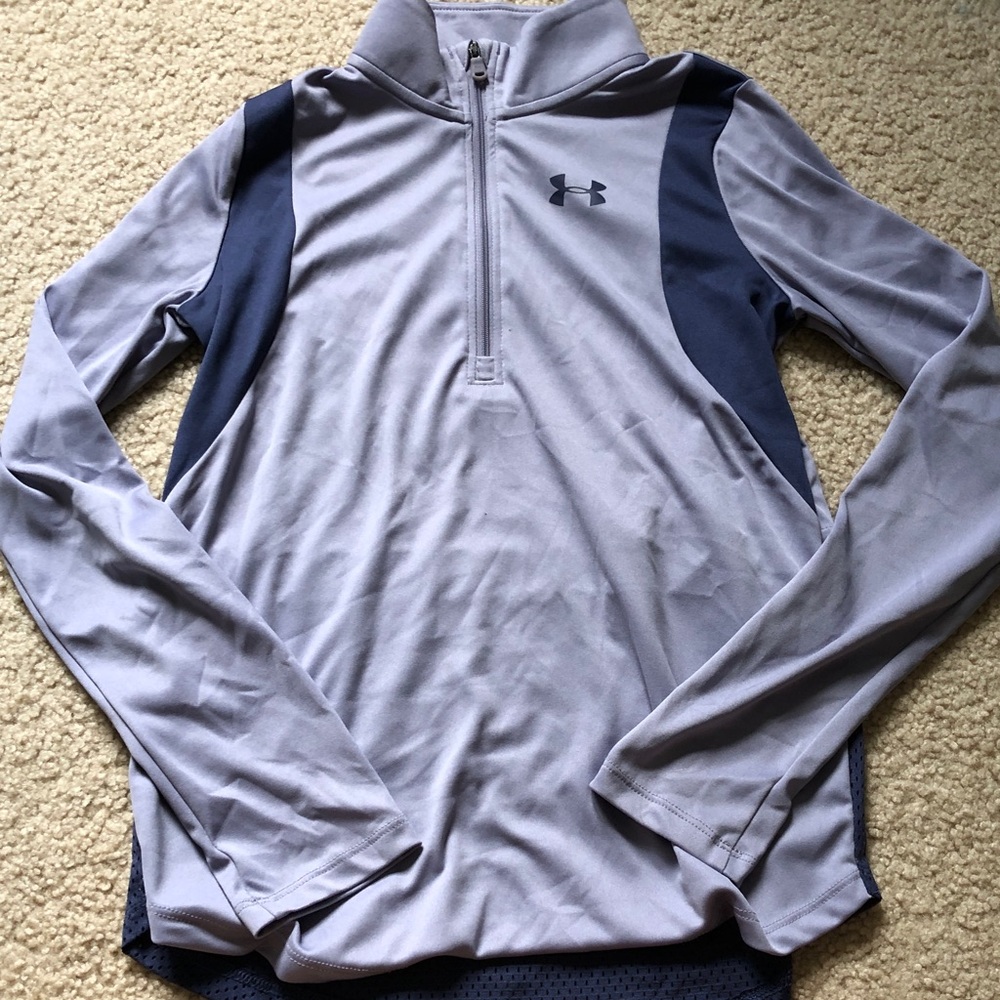 Nike purple athletic long sleeve tee